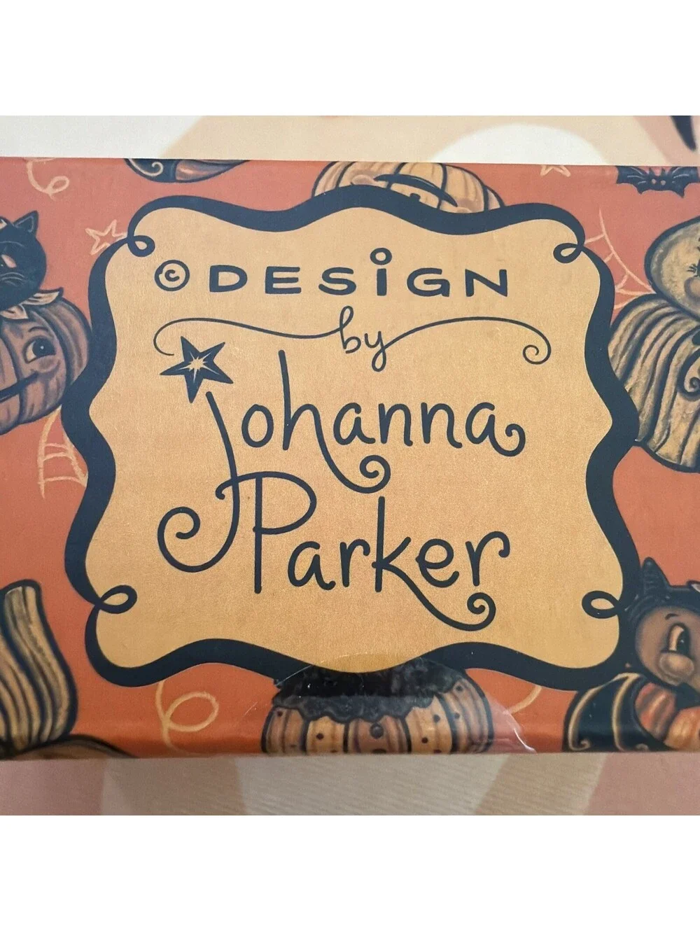 2026 Johanna Parker Design Halloween Ghost Couple Salt & Pepper Shakers NIB